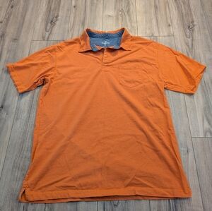 Woolrich Men's Orange Polo Shirt Size XL